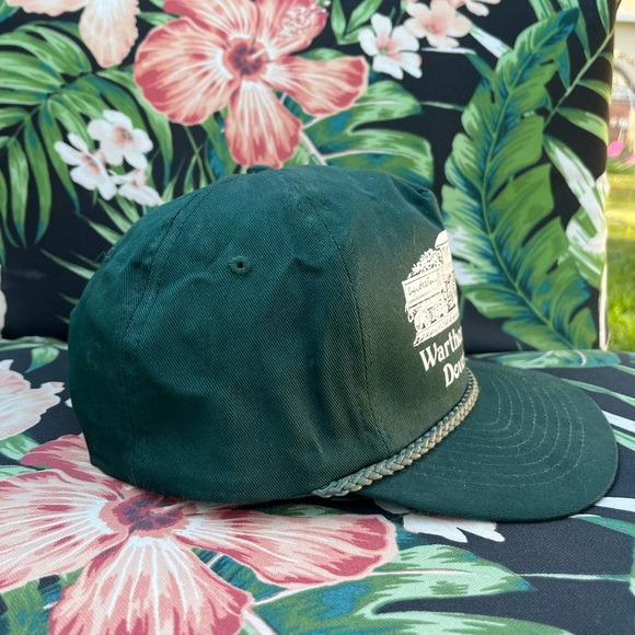 Vtg 80s 90s T.I. Snapback Hat Empire State Express Train Green - Picture 3 of 7